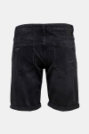 Only & Sons Ply Damage Shorts Black Denim