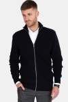 Clean Cut Osin Zip Cardigan Knit Navy