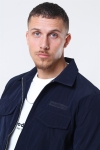 WoodBird Klarc Zip Shirt Navy