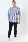 Clean Cut Sälen 146 LS Shirt Blue/Off White