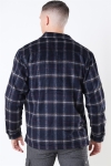 Woodbird Glixto Check Overshirt Navy