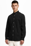 Jack & Jones JPRBLALOGO STRETCH DENIM SHIRT L/S STS Black Denim SLIM FIT