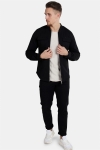 Clean Cut Pocket Jersey Jacket Black