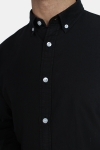 Kronstadt Johan Oxford Dyed Shirt Black