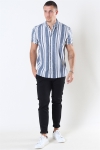 Clean Cut Sälen 146 SS Shirt Blue/Off White