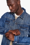 Woodbird Mayne Blooke Jacket Blue Stone