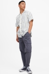 Jack & Jones JORDAVE RESORT LINEN STRIPE SHIRT SS Cloud Dancer