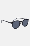 Fashion 1381 Panto Black Solbrille Grey Lens