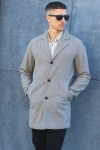 Jack & Jones TOMMY WOOL COAT Greige