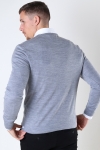 Kronstadt Johs Merino crew neck knit Grey mel