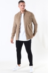 Solid Juan LS Corduroy Shirt Sand