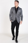 Selected Slim-MyloLogan Blazer Dark Grey Structure