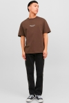 Jack & Jones Vesterbro Tee SS Chocolate Brown