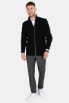 Clean Cut Osin Zip Cardigan Knit Black