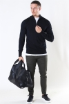 Jeff Argento Half Zip Strik Black