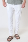 Solid TAIZ LINEN PANTS Off White