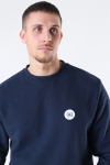 Woodbird Our Braxy Patch Crew Navy