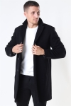 Selected Hagen Wool coat Black