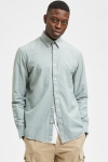 Selected SLHSLIMNEW-LINEN SHIRT LS W NOOS Desert Sage