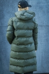 Rains Long Puffer Jacket 03 Green