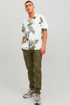 Jack & Jones Tropic Resort Shirt SS Relax  Bright White