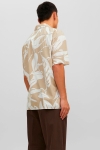 Jack & Jones Tropic Resort Shirt SS Relax  White Pepper