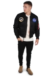 Alpha Industries MA-1 VF NASA Bomber Jacket Black