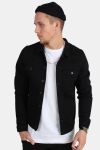 Just Junkies Depart Black Snake Denim Jacket Black