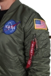 Alpha Industries  MA-1 VF NASA Bomber Jacket Sage Green