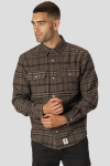 Fat Moose Adrian Shirt Brown Check