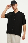 Jack & Jones JPRBLAMASON CAMP COLLAR SHIRT S/S Black