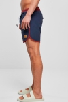 Urban Classics Retro Badeshorts White/Midnight Navy