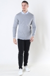 Clean Cut Copenhagen Merino Wool Crew Strik Light Grey Mel