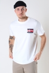 TOMMY JEANS TJM VINTAGE FLAG SIGNATURE TEE Ivory