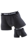 Urban Classics Tb1277 Boxershorts Charcoal 2-Pack