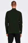 ONLY & SONS PHIL COTTON HALF ZIP KNIT Rosin