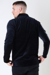 ONLY & SONS ONSCOLIN SLIM LS 1/4 ZIP VELOUR POLO Dark Navy