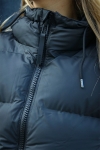 Rains Long Puffer Jacket 01 Black