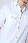 Denim project DP Linen ss shirt 002 White
