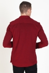 Only & Sons Cuton LS Knitted Melange Shirt Barbados Cherry
