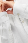 Jack & Jones Summer Tunic Linen Blend Shirt LS White