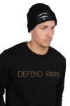 Defend Paris Biny Beanie Black