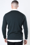 Clean Cut Copenhagen Merino Wool Crew Strik Bottle Green