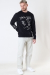 ONLY & SONS ONSFERNANDO REG DRAW CREW SWEAT Black