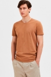 Selected Hael SS O-neck Tee Toasted Coconut