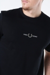 Fred Perry EMBROIDERED T-SHIRT 102 Black