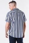 Clean Cut Bowling 6 SS Shirt White/Navy