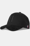 Les Deux Baseball Cap Suede ll Black/Black