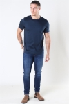 Mos Mosh Perry Basic T-shirt Navy