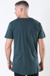 URBAN CLASSICS Shaped Long Tee Bottle Green